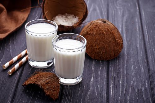 A delightful coconut drink, perfect for beating the heat on a hot day.